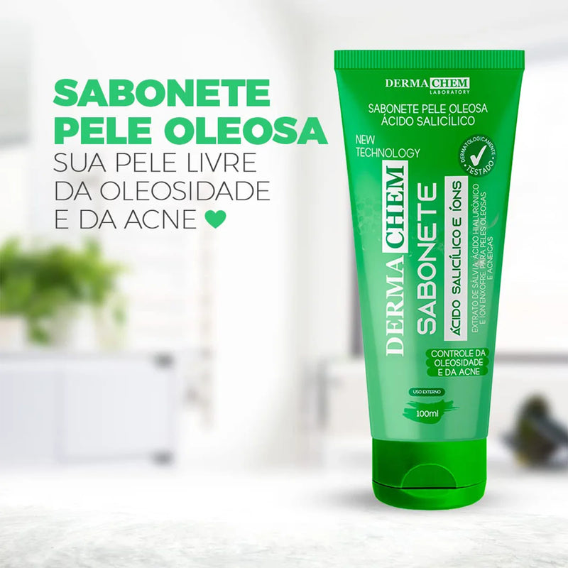 Limpeza Profunda e Equilíbrio Diário com Ácido Salicílico e Biotina"