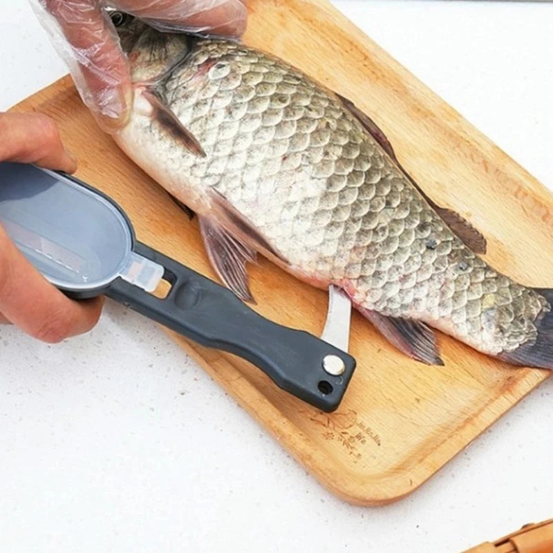 Raspador de escamas de peixe, escova de pele, fácil limpeza e remoção de escalas, raladores, descascador seguro, faca, descascador de cozinha, ferramentas de frutos do mar