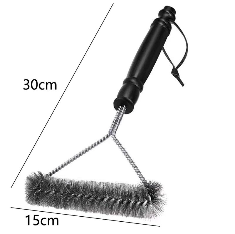 Escova de limpeza para churrasqueira e raspador, Escova de limpeza para churrasqueira, Acessórios para churrasco ideais, Antiaderente, Ferramentas perfeitas